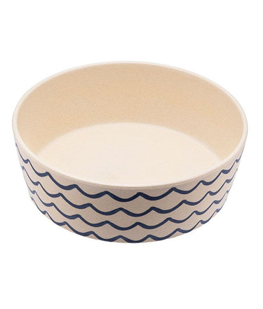Beco Pets Save the Waves Bamboo Printed Dog Bowl - Large
